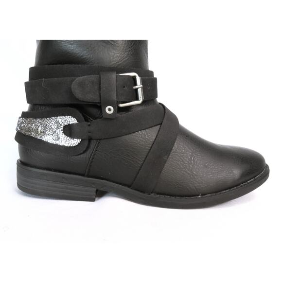 New RAMPAGE Women's Sz 9 Isadora Almond Toe Mid Calf Riding Boots - Picture 5 of 11